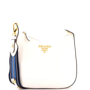 Prada Medium Dual Strap Hobo Vitello Daino